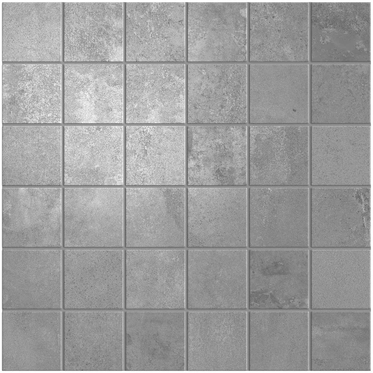 Unicom Starker Oxid Silver Mozaiektegel 5x5cm